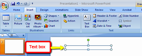 Window Showing Textbox